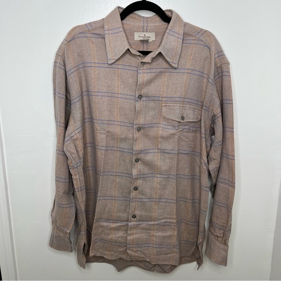 ERMENEGILDO ZEGNA Plaid Long Sleeve Button Down Shirt - Picture 1 of 5
